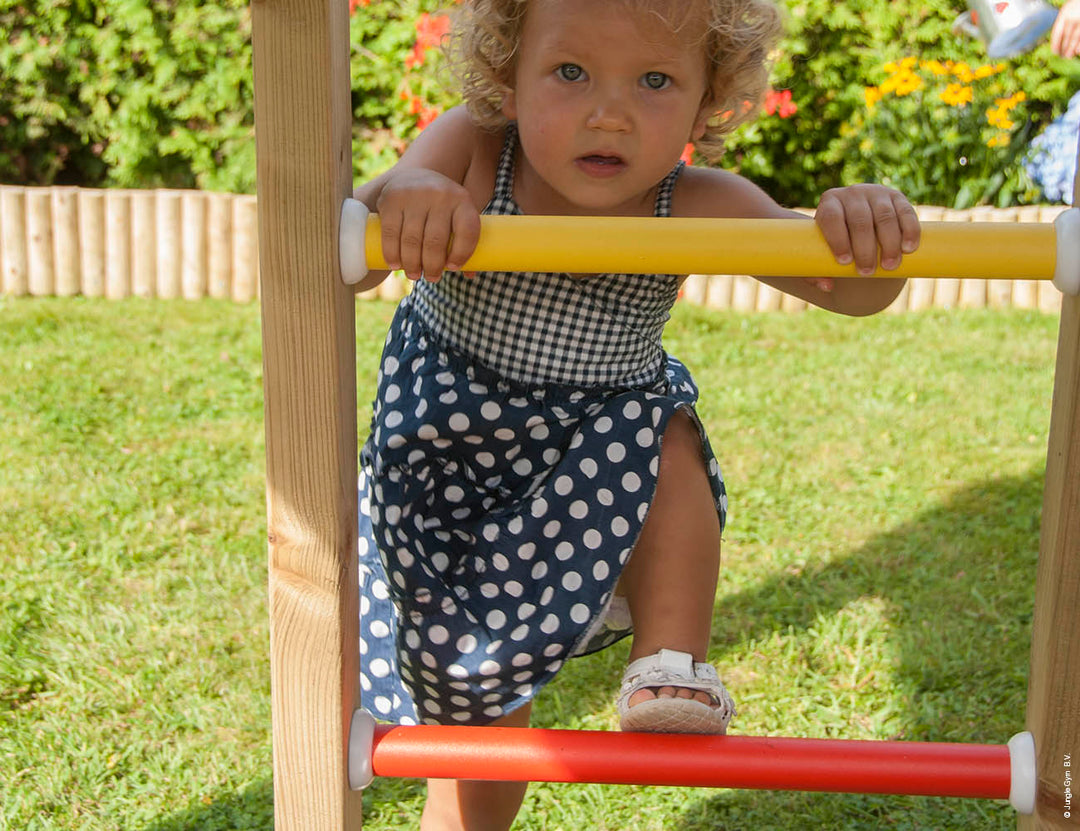 Jungle Explorer | Wooden climbing frame with double swing