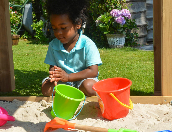 Jungle Tower | Wooden climbing frame with slide & clatter bridge