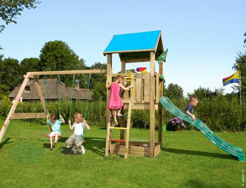 Childrens Garden Swing • Castle 2-Swing 
